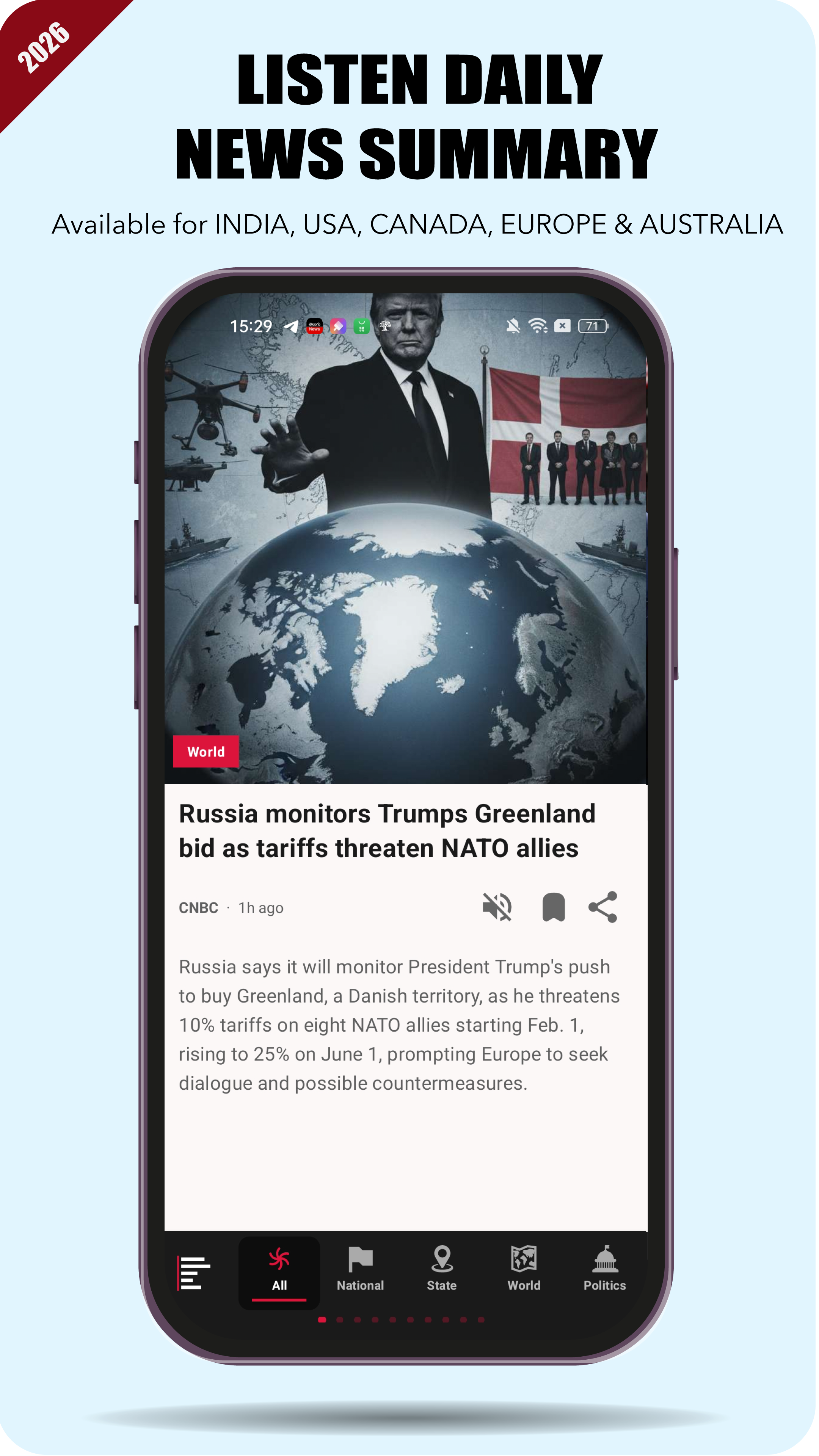 AudioBrief App Screenshot